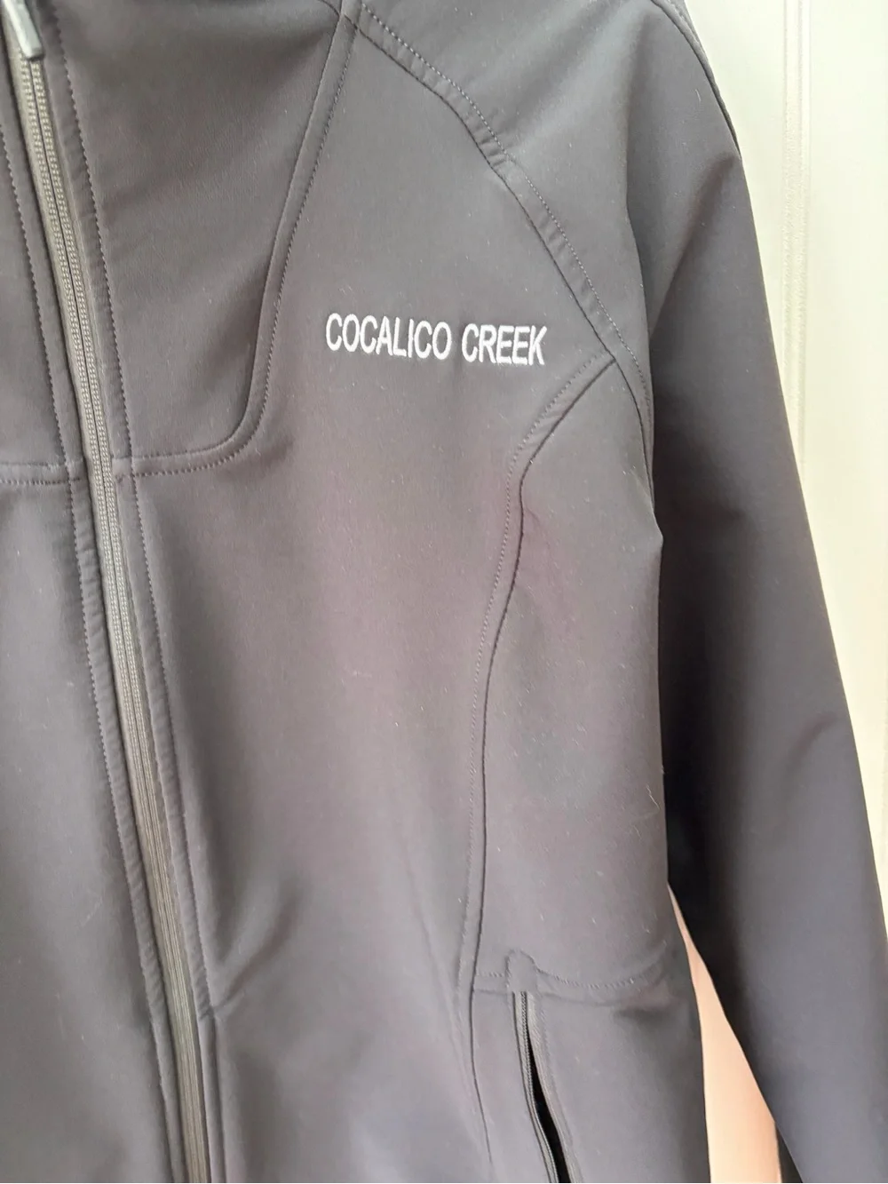 The North Face Black Softshell full zip Performance Jacket